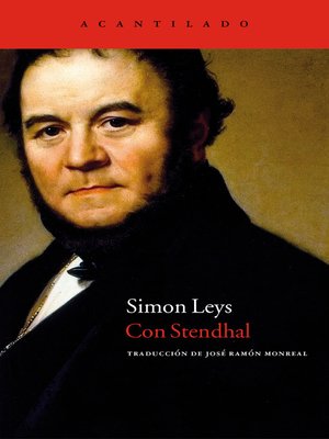 cover image of Con Stendhal